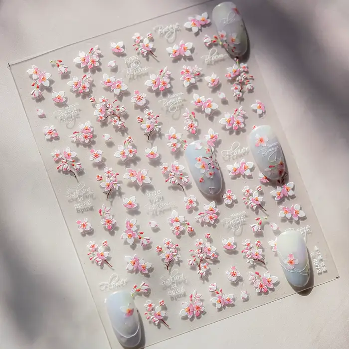 Autocollant adhésif 5D pour Nail Art