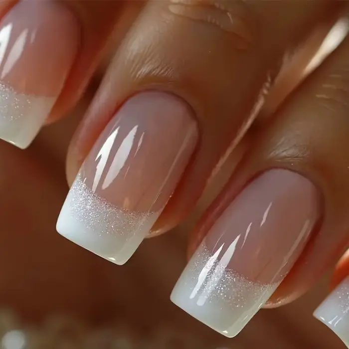 24 pièces/ensemble Faux ongles carrés moyens pour femmes et filles