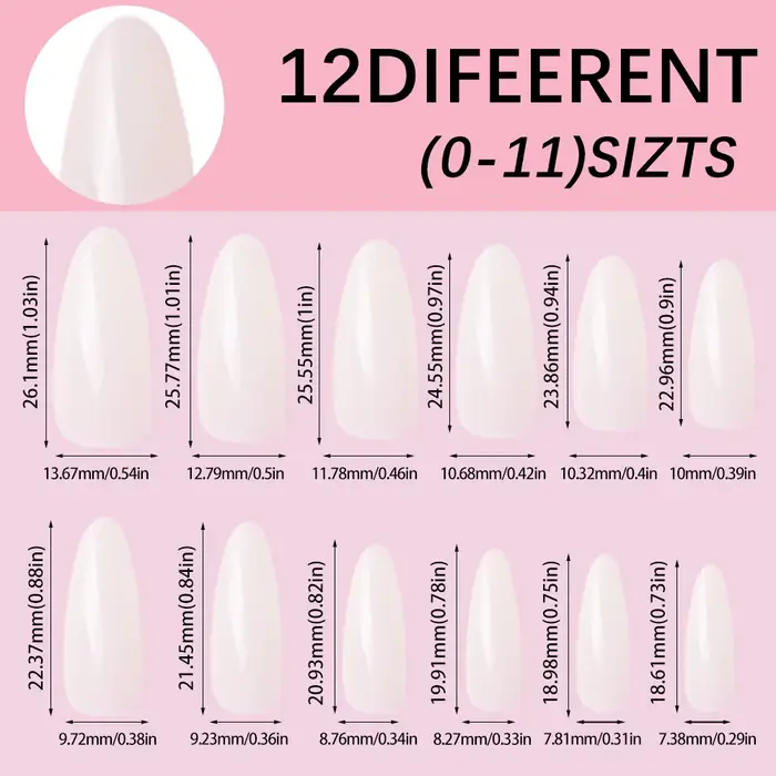 Faux ongles artificiels réutilisables pour femmes