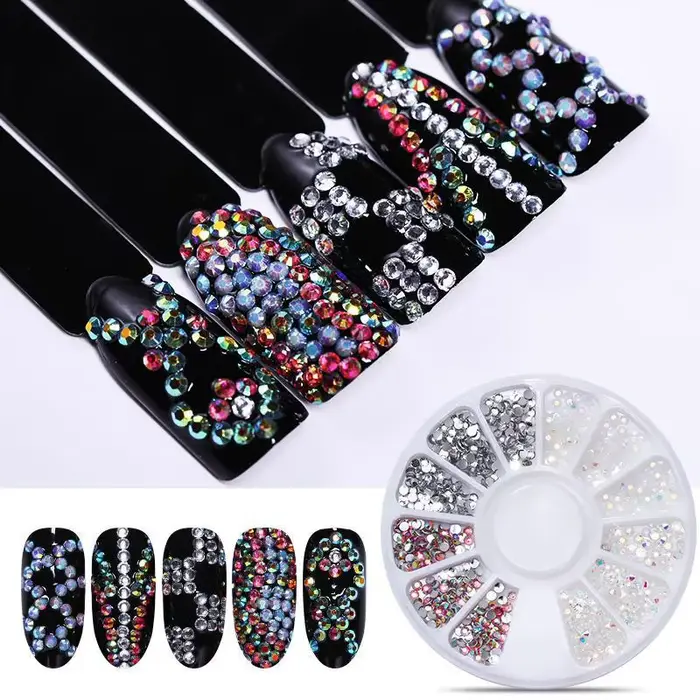 nail art strass ongle decoration Pièces de décoration pour ongles strass, cristal bijoux perles acce