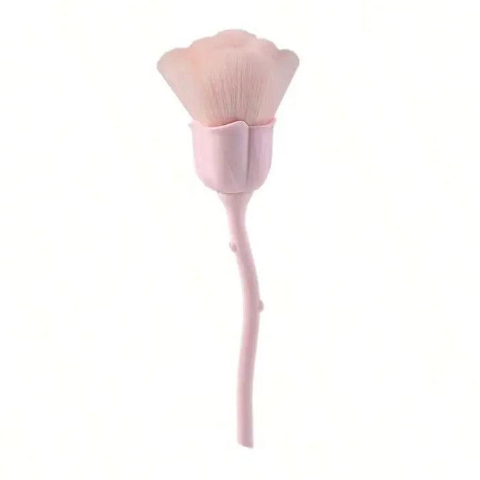 Brosse à ongles en forme de fleur de beauté, pour manucure, Rose, accessoires pour ongles, outils, b