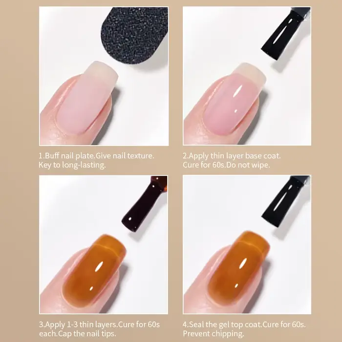 RSNAIL 10g gelée ambre Gel vernis à ongles cristal marron Gel