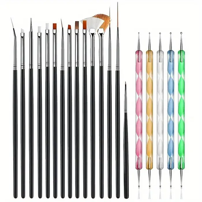 Ensemble de pinceaux pour manucure