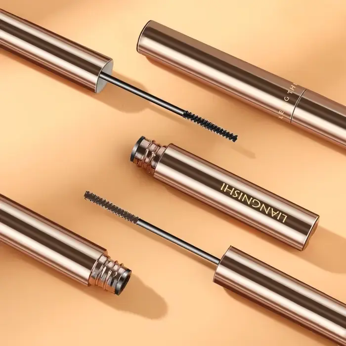 Mascara mat en Fiber de soie, brosse Ultra-fine, allonge les cils, imperméable, séchage rapide, marron, noir, bouclé, cosmétique