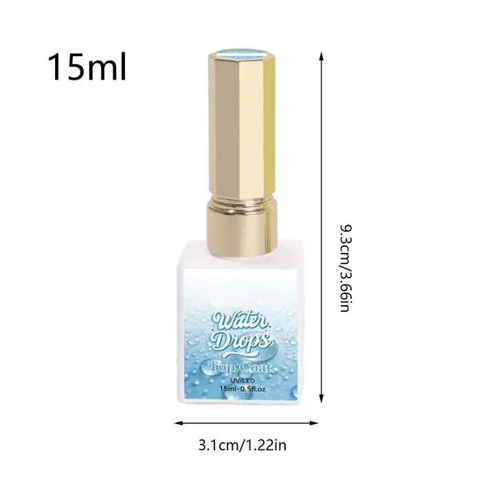 Vernis Gel UV Effet Gouttes d'Eau 3D