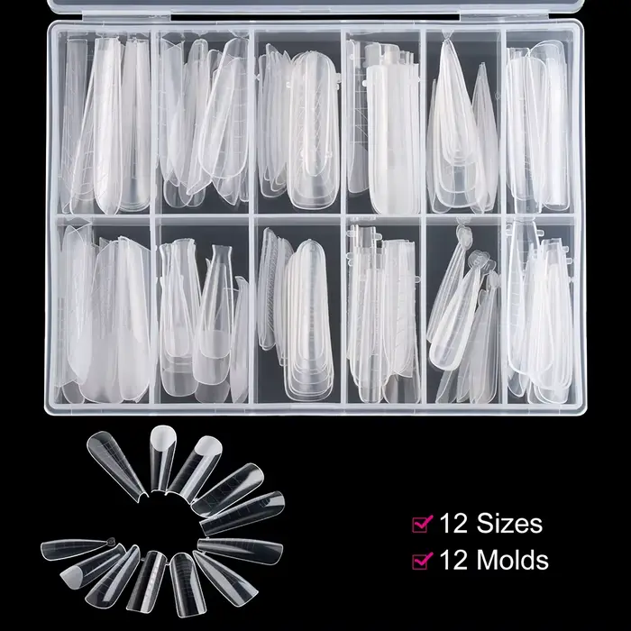TP 145 pièces système Duet mat ongles double formes pour Gel