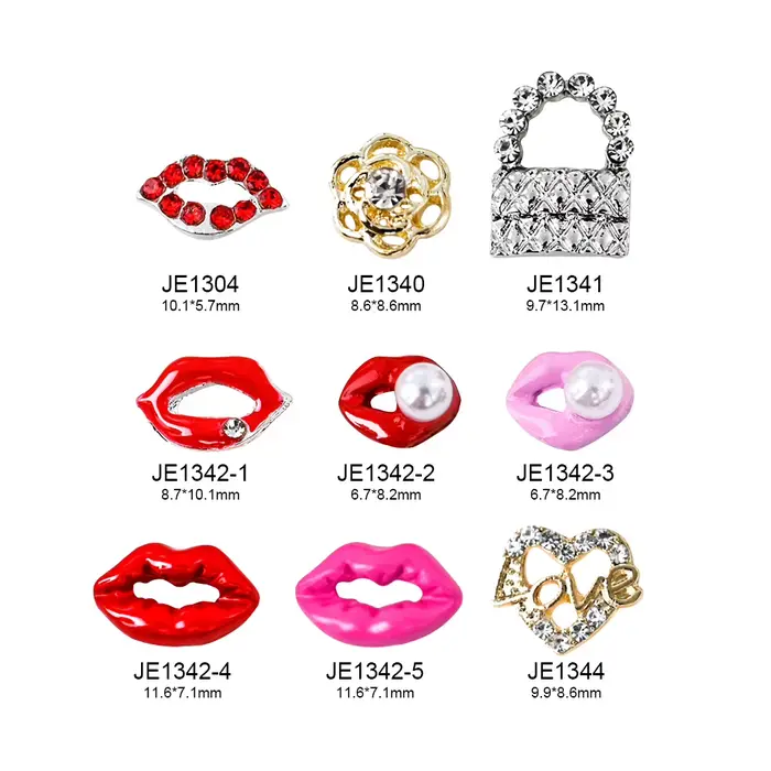 Breloques pour ongles 3D