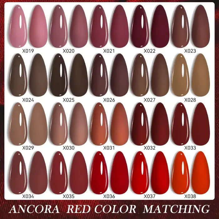 LILYCUTE Ancora rouge automne hiver Gel vernis à ongles Semi Permanent tremper UV LED Gel