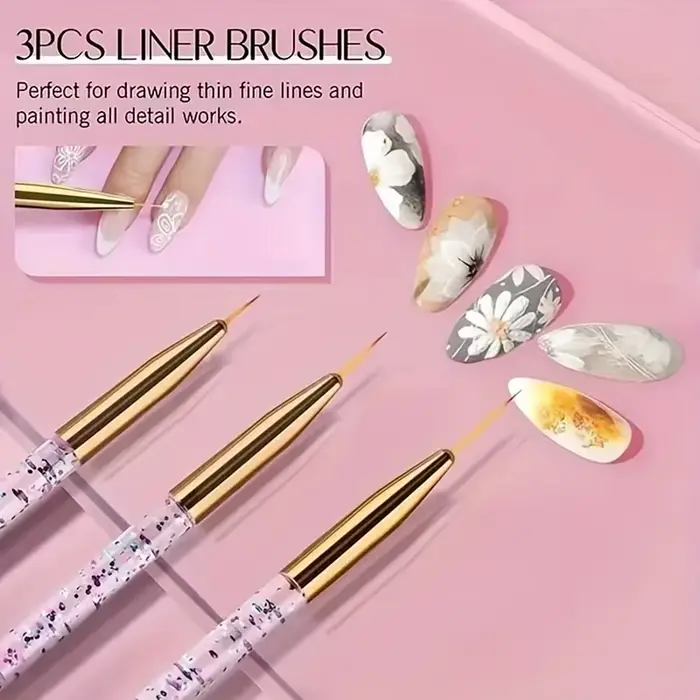 Kit de pinceaux pour nail art