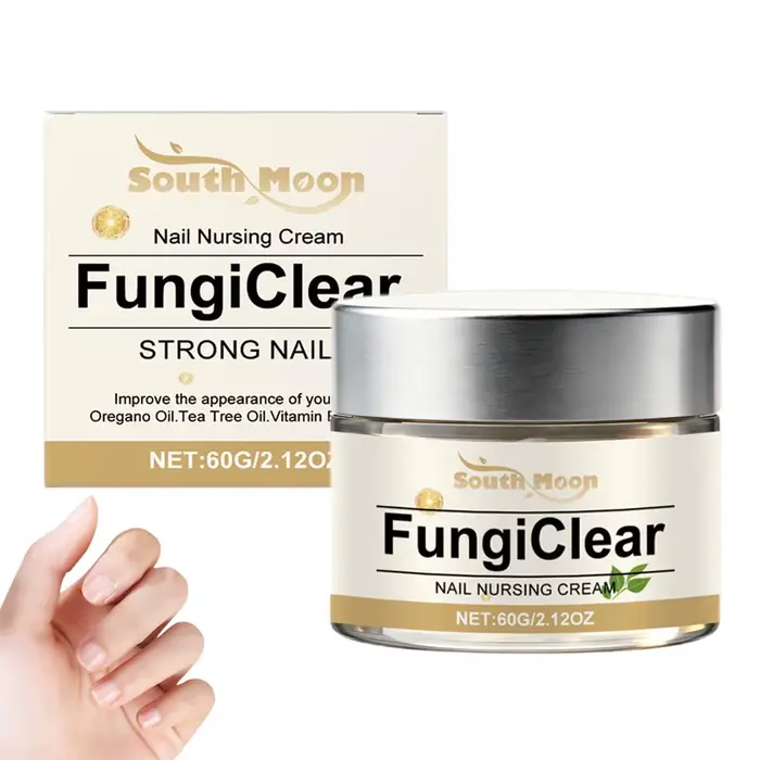 Crème de Soin des Ongles Anti-Fongique, Améliore l'Apparence des Ongles, Huile d'Origan, Huile d'Arb