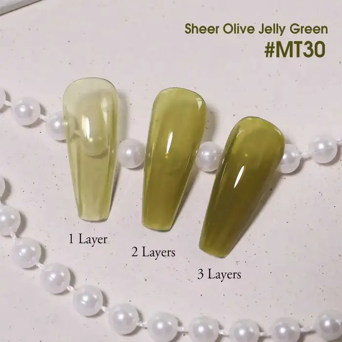 Vernis à ongles gel frais et transparent 15 ml, effet vert nude, hydratant et transparent, gel professionnel pour le soin des ongles