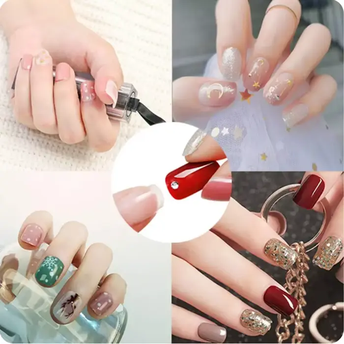 600 pièces Double face colle autocollant pour ongles onglets adhésifs imperméable respirant faux