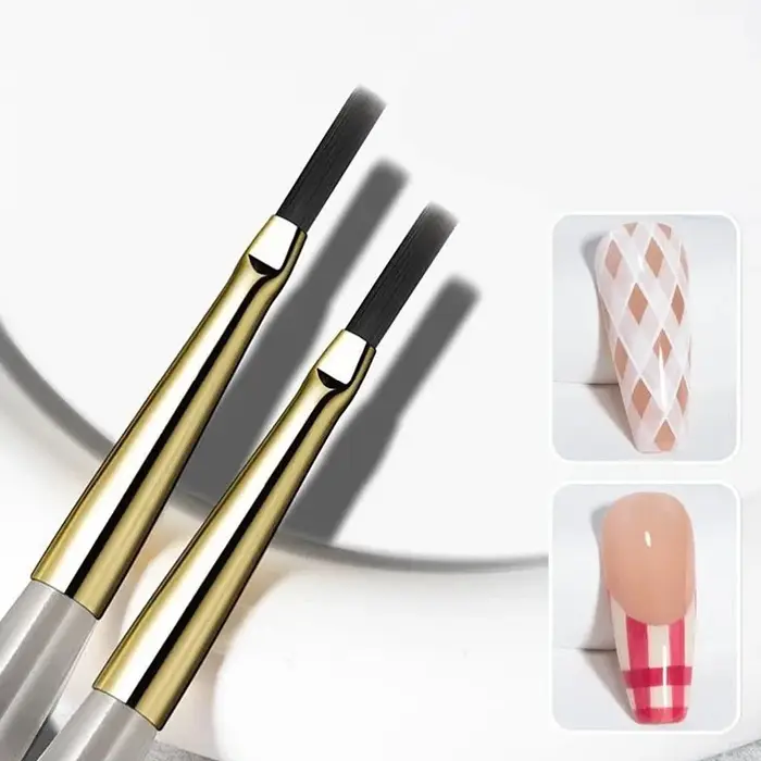 Pinceau de peinture pour nail art, stylo à lignes acryliques, pinceaux pour rayures, grilles, fleurs, papillons, dessin, aquarelle, gel UV, design DIY, manucure