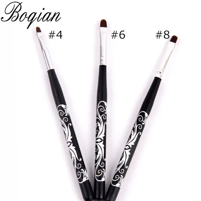 BQAN 4 # 6 # 8 # 10 # Brosse à Gel pour ongles