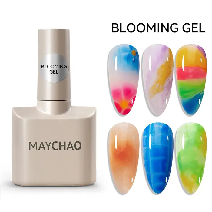 MAYCHAO Gel Polish Transparent Effet Marbre Dégradé pour Ongles