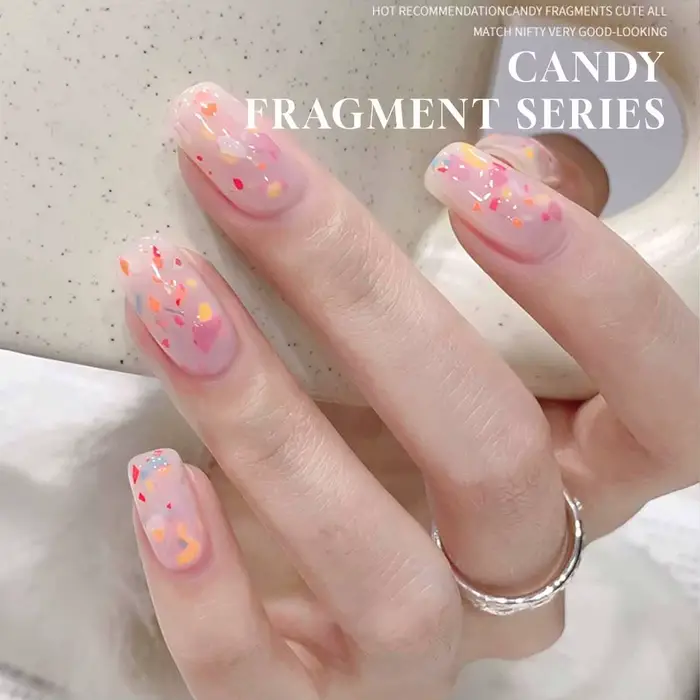 MIANEL 1-6 pièces 12ML été Style japonais bonbons Fragments Gel vernis à ongles