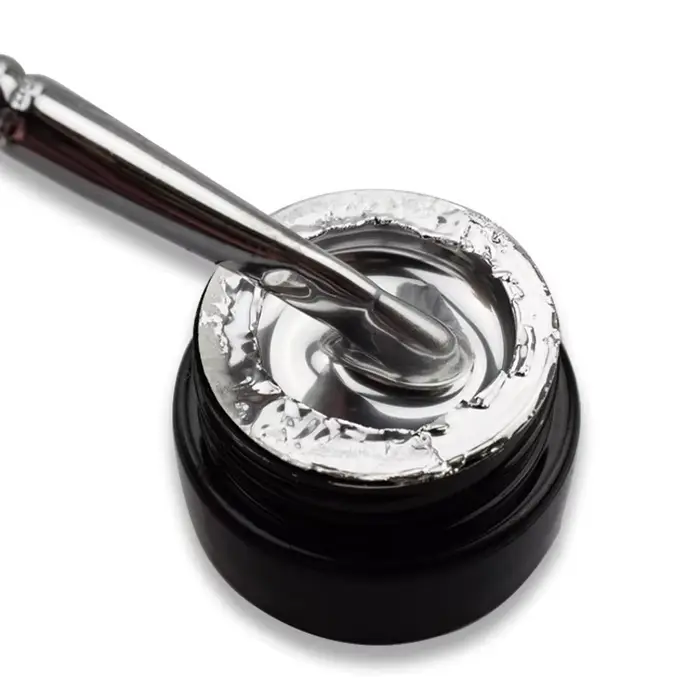 VINtenstein-Verhéritage à Ongles en Gel Argenté