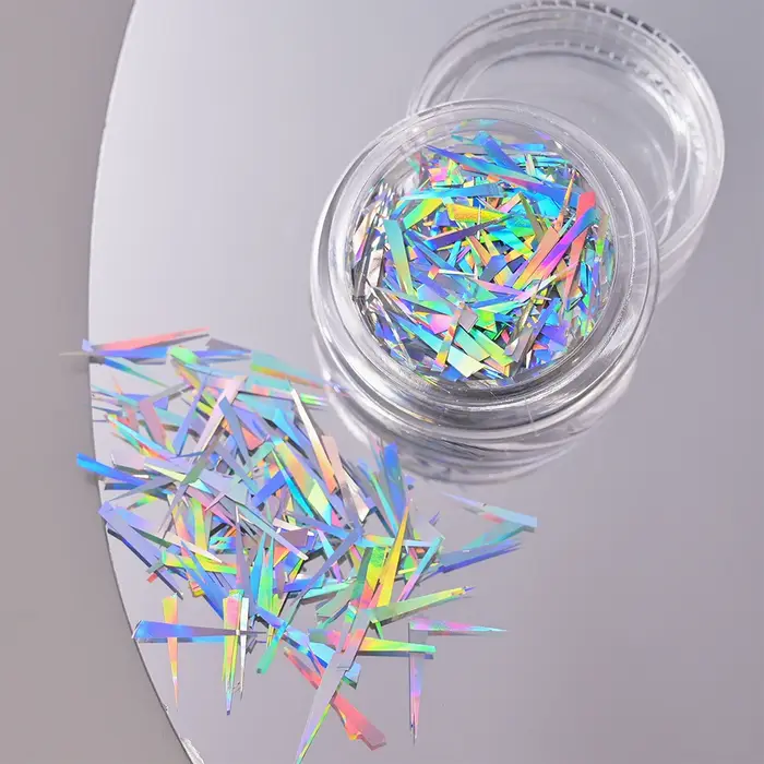 Autocollants en feuille de verre Aurora pour ongles