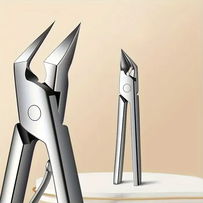 Coupe-ongles professionnel épais avec corps en acier inoxydable, pour le soin des ongles et l'élimin