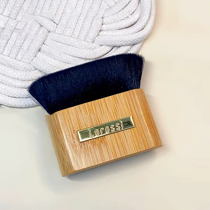 Outil de nettoyage des ongles en bois, brosse de nettoyage de la poussière, brosse d'art douce pour
