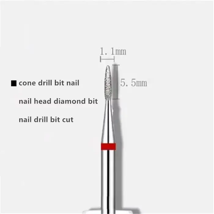 Mèches de ponçage électriques pour les ongles