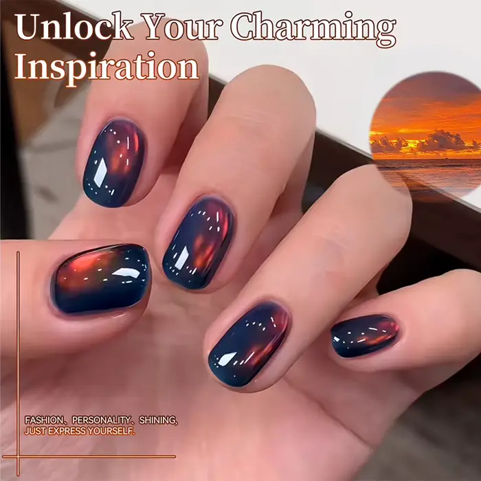 BORN PRETTY 10ml Blazing Sky couleur chat Gel magnétique vernis à ongles Semi Permanent tremper Gel 