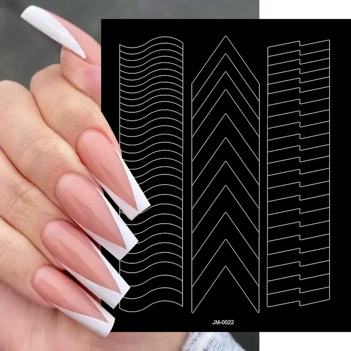 Pochoirs autocollants pour Nail Art