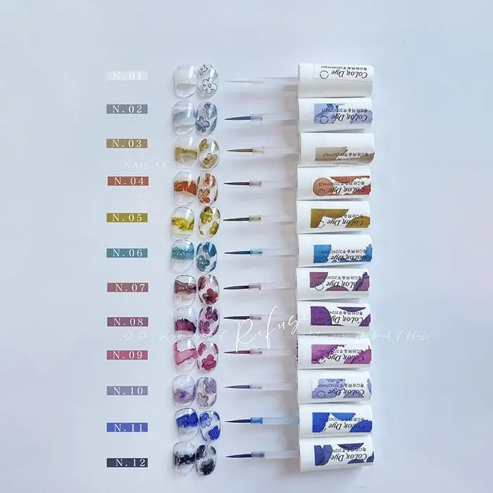 Vernis à ongles Gel liquide fleuri