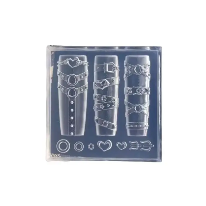 Moule en silicone pour nail art motif bonbons aux fruits