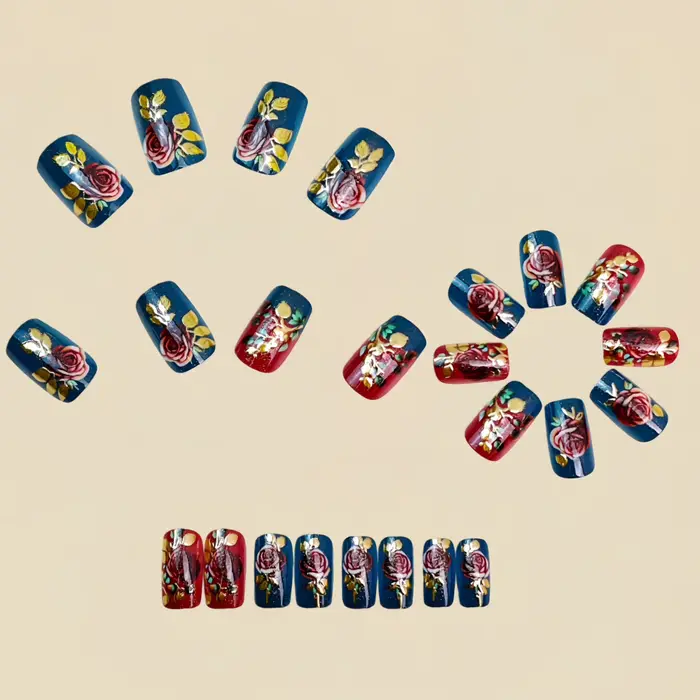 Faux ongles mi-longs pour femmes