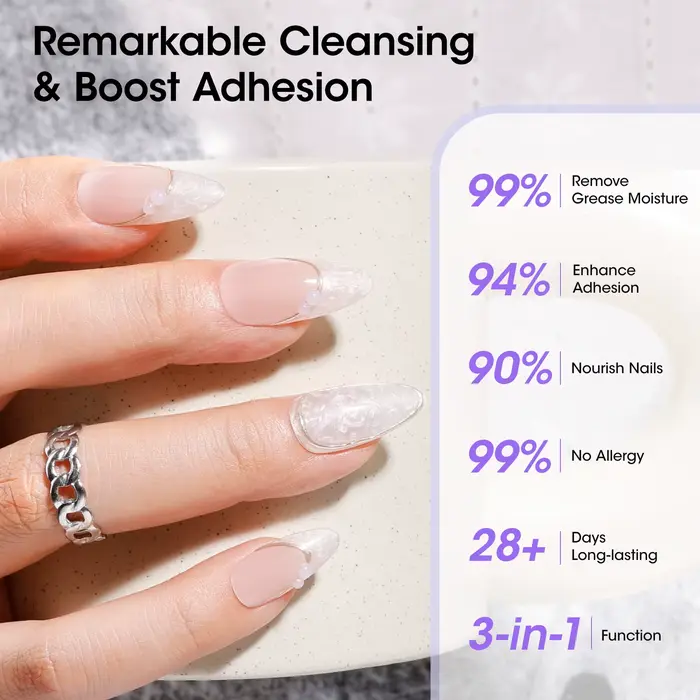 Kit de préparation et déshydratant pour ongles GELLEN 3 en 1