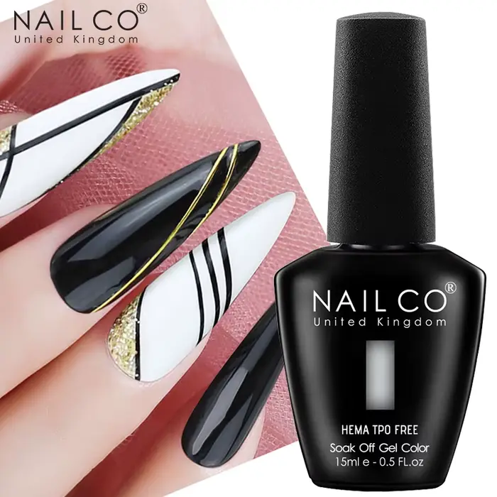Vernis à ongles gel NAILCO série rouge, rouge foncé hivernal, pailleté, semi-permanent, à retirer par trempage, UV LED, fournitures pour ongles