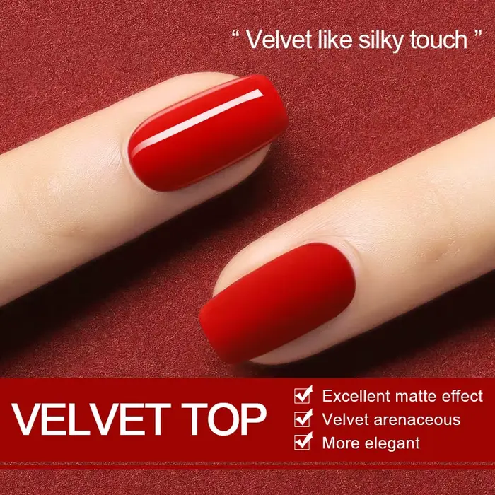 NAILCO 10ml velours couche de finition Gel Nail Art mat