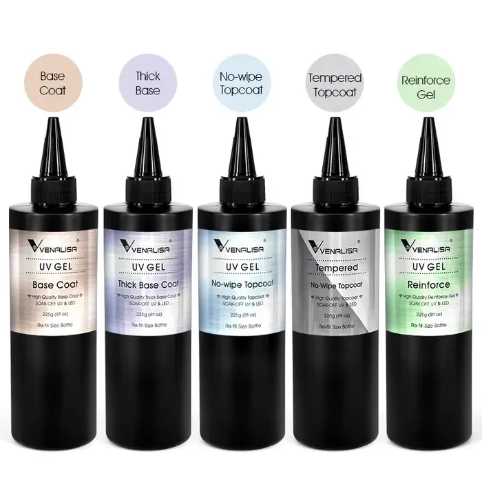 Venalisa 30 ml/225g Nowipe couche de finition tremper LED UV vernis à ongles diamant trempé