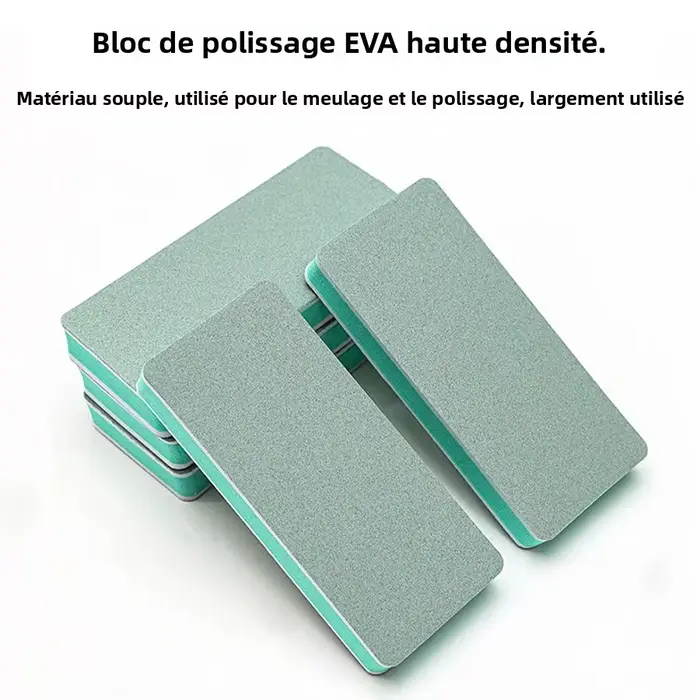 Blocs de polissage des ongles double face