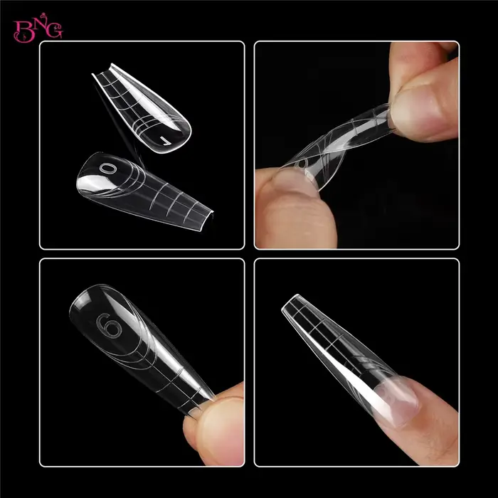 BNG Ballerina Nail Dual Forms pour Gel de Construction Poly