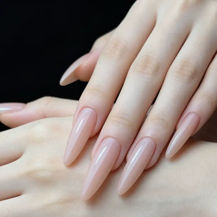 Gel Polish Nude Transparent pour un Look Naturel – Gel Constructeur Rose Translucide Effet Gelée pour Ongles