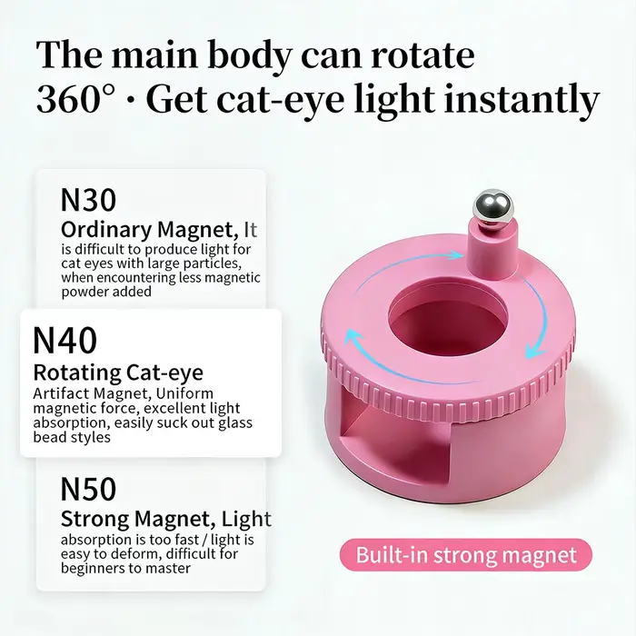Aimants pour ongles, outil rotatif pour la manucure
