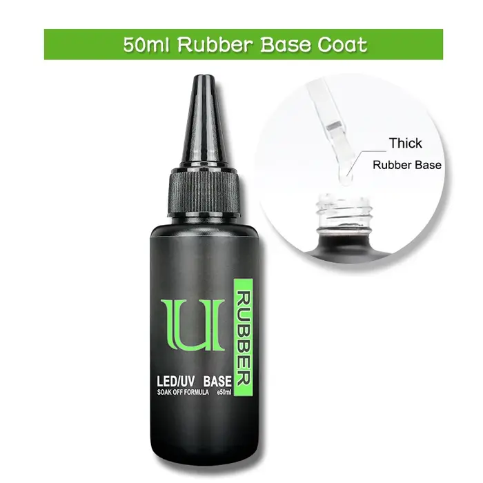 Dernier vernis Semi-permanent en Gel de Base en caoutchouc solide 50ml
