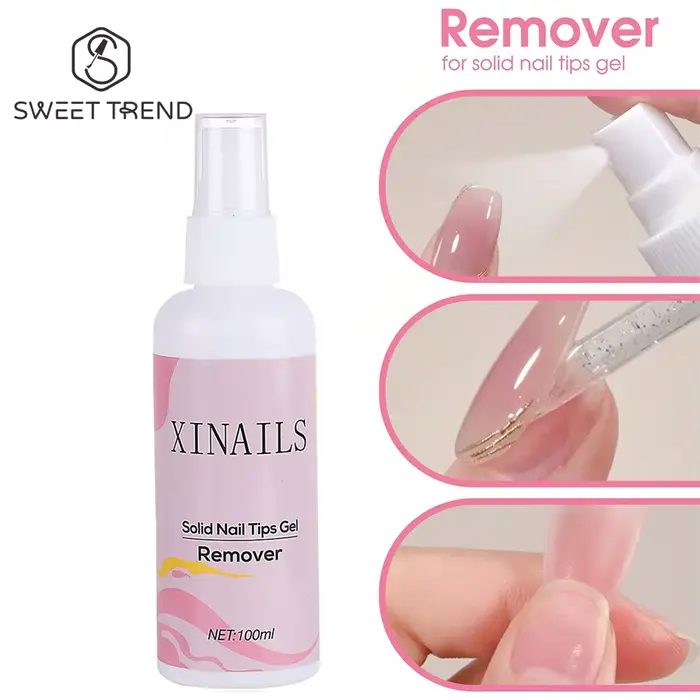 100ml faux ongles conseils adhésifs solides Gel dissolvant