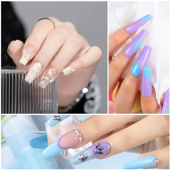 Kit de Gel pour ongles avec sèche-lumière LED