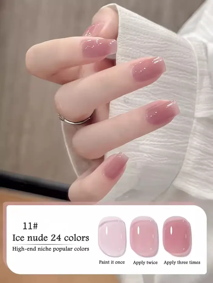 Verhéritage à Ongles Gel Nude Ice-Clear