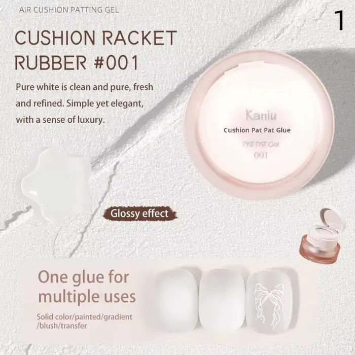 Colle pour vernis à ongles, couleur rose, pour Nail Art, coussin d'air, rembourrage, haute Saturatio