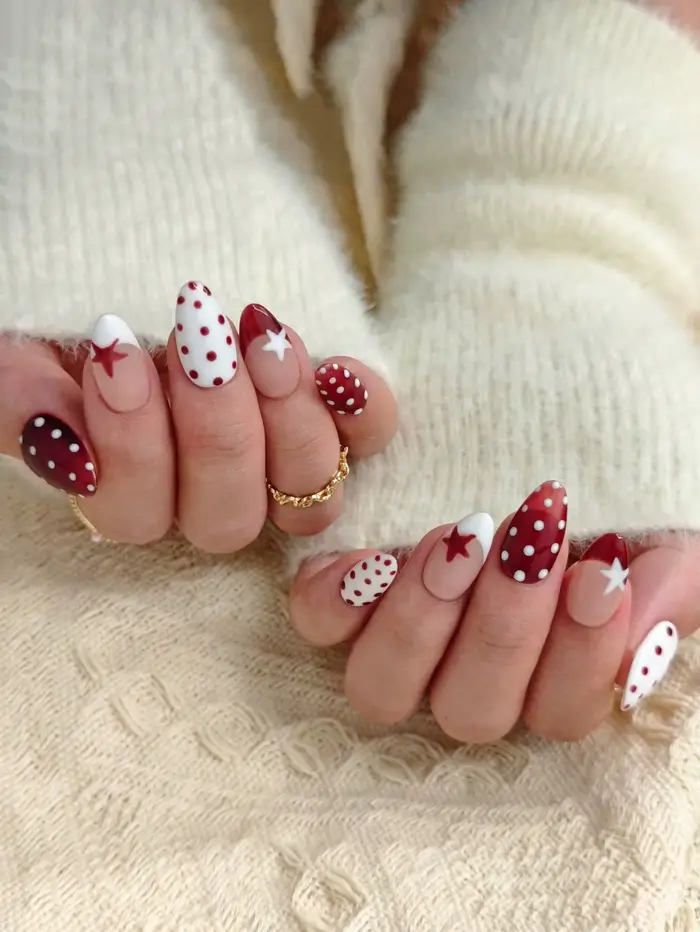 10 faux ongles à presser faits main