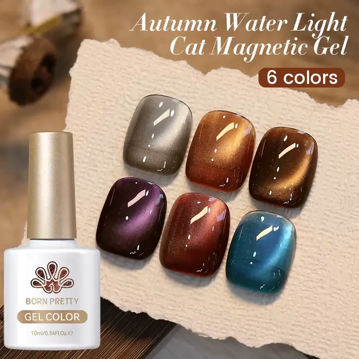 BORN PRETTY 117 couleurs chat Gel magnétique vernis à ongles 10ml couverture complète