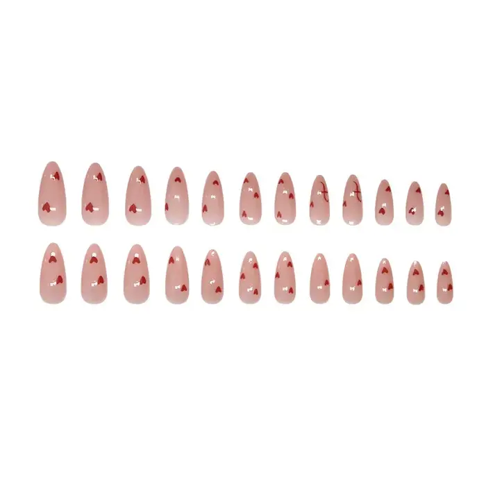 Faux ongles Sweet Love avec dégradé