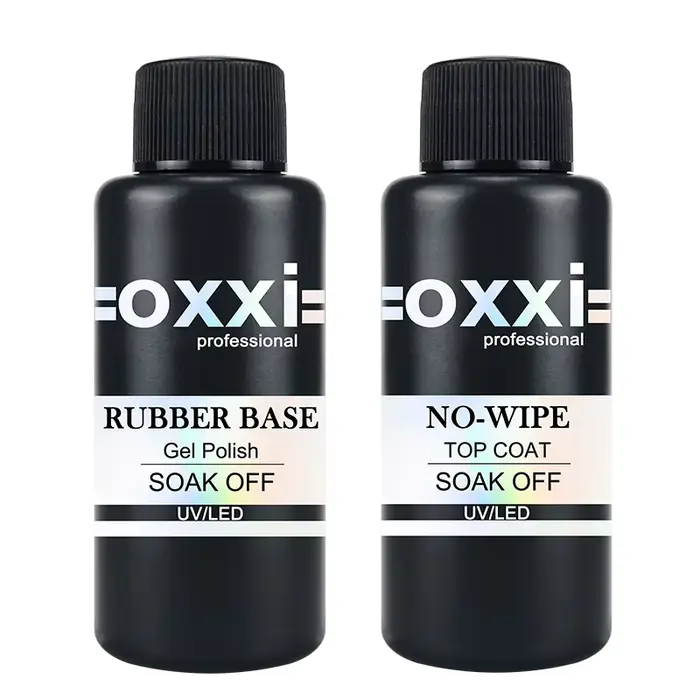 OXXI 50ml Gel de Base en caoutchouc de grande capacité semi-permanent sans essuyage pour vernis Gel manucure épais uv