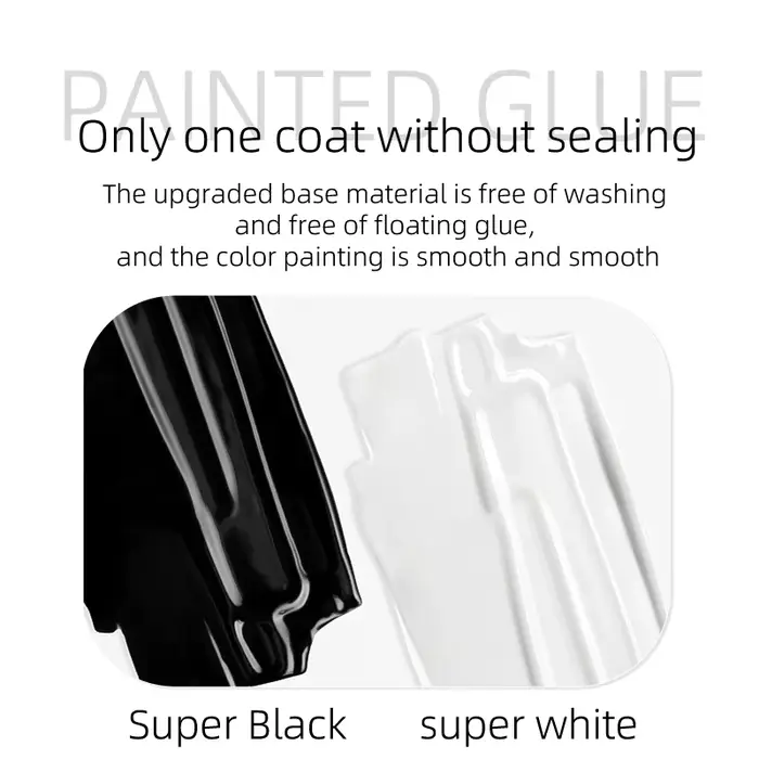 5ml Nail Art peinture UV Gel vernis noir blanc couleurs 3D fleur dessin tremper LED