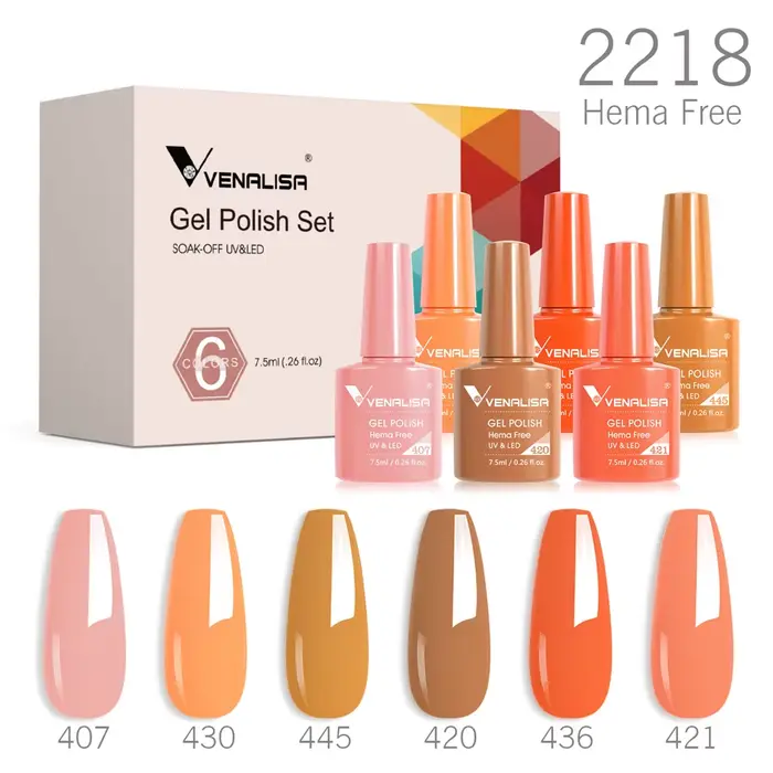 Venalisa vernis à ongles Gel couleur d'automne TPO gratuit saison