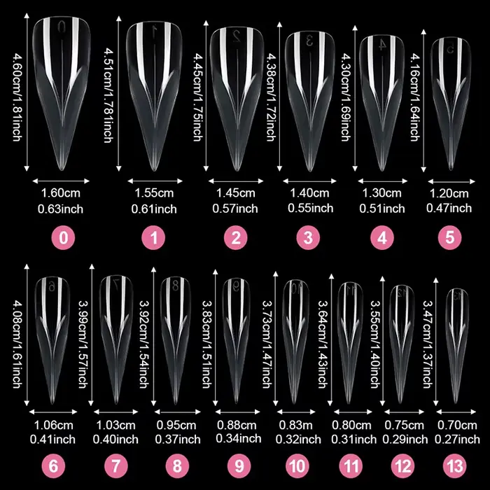 140 pièces 3D faux ongles presse sur ongles Extension conseils pliable double forme couverture compl